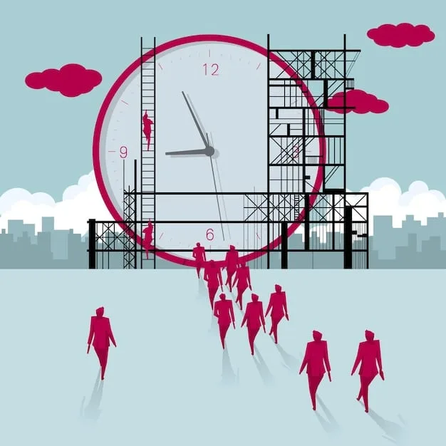 A visual representation of SMART goals: Specific, Measurable, Achievable, Relevant, Time-bound - depicted as building blocks forming a strong foundation. Each block should represent one element of SMART goals.
