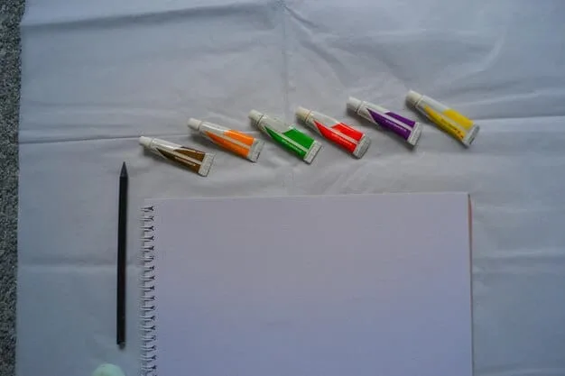 A close-up shot of different colored pens lying on an open journal, with handwritten notes and doodles visible on the pages. The focus is on the creative and expressive aspect of journaling.