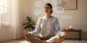 Person meditating for improved self-awareness by March 2026